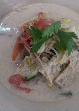 Lodeh tempe kuah putih