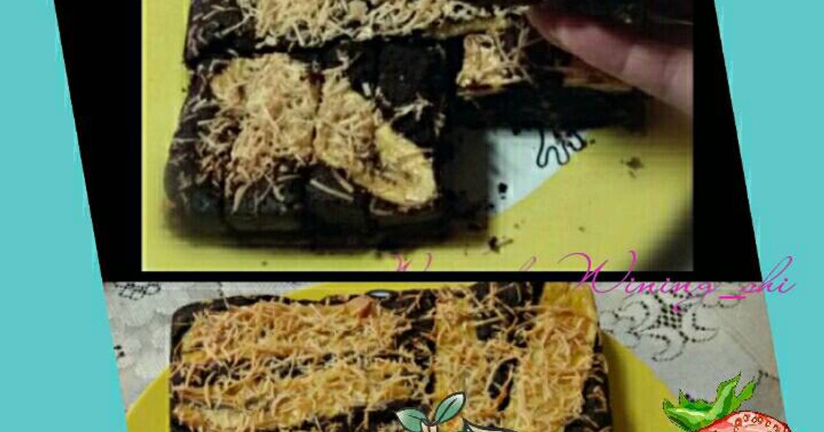  Resep  Brwonis pisang keju cheese banana brownies   oleh 