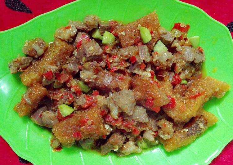 resep lengkap untuk Sambel Goreng Krecek