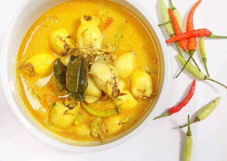 resep masakan Gulai Cumi-Cumi