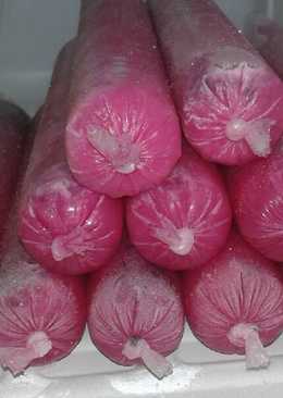Es Lilin Buah Naga Simpel