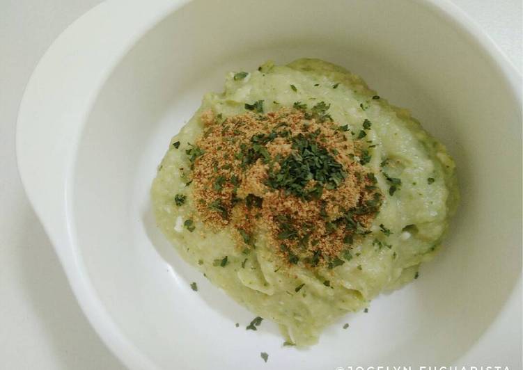 resep masakan Resep Menu MPASI 8m+ - Mashed Potato Cream Cheese