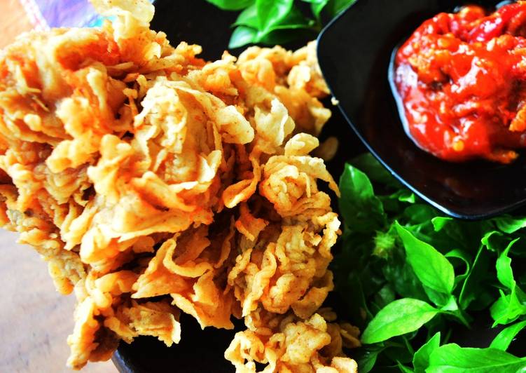  Resep  Ayam Goreng 3 Bahan Ekonomis  Dan Tahan Kriuk 12 