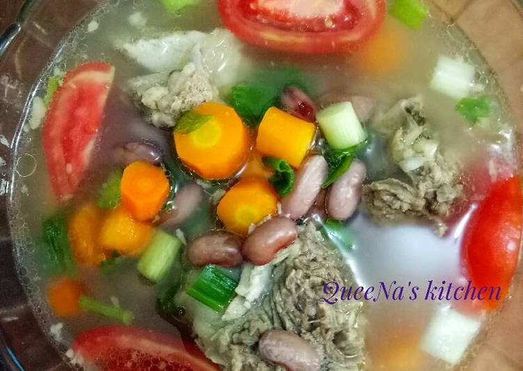 resep makanan Sop Iga Kacang Merah