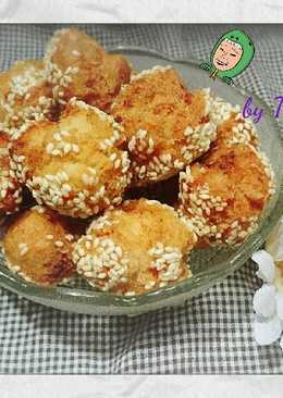 Kue onde ketawa wijen keju