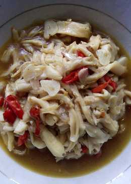 Tumis jamur tiram pedas