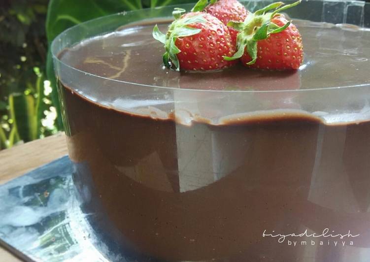 resep lengkap untuk Rich Chocolate Pudding