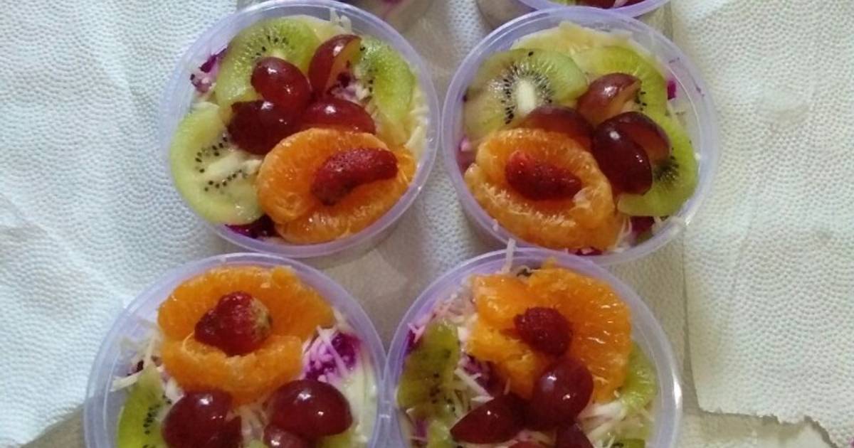 48 resep  salad  buah  bisnis  enak dan sederhana Cookpad