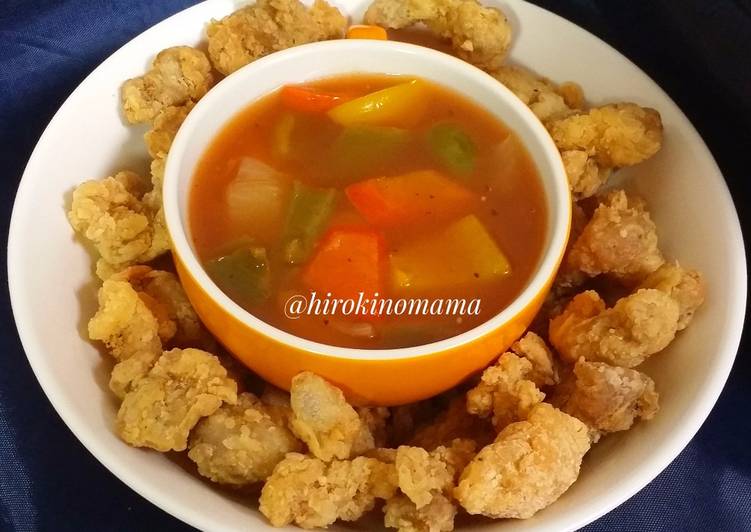 Resep Ayam asam manis Dari Nibras Alfian @Hirokinomama_