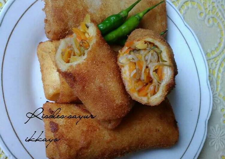 cara membuat Risoles sayur