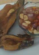 Ikan asin haruan(gabus) cacapan(cocolan) asam