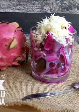 Salad Susu Keju Buah Naga