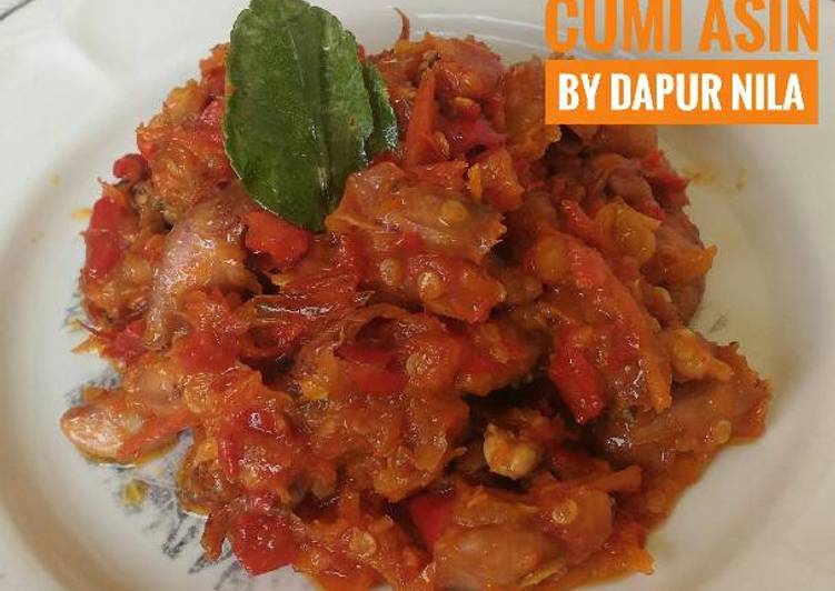 Resep Sambal cumi asin Dari Niel's Foodstudio