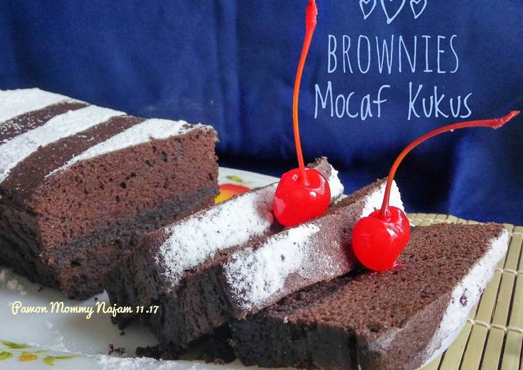 gambar untuk resep makanan Brownies Mocaf Kukus