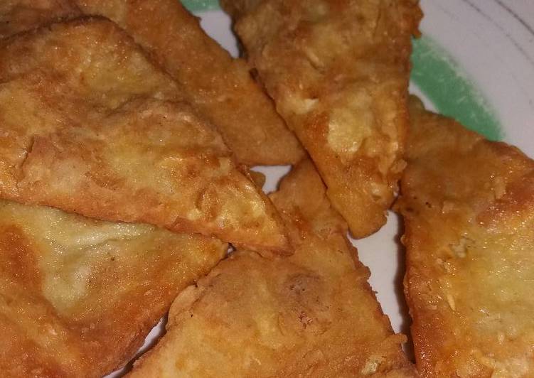 resep masakan Crispy Fried Egg (Telur Dadar Garing) ??????