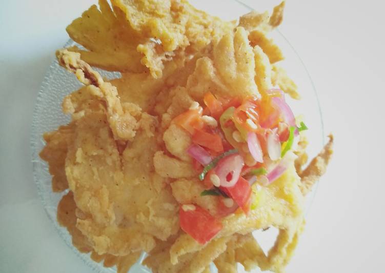 Jamur crispy sambal matah recipe main photo