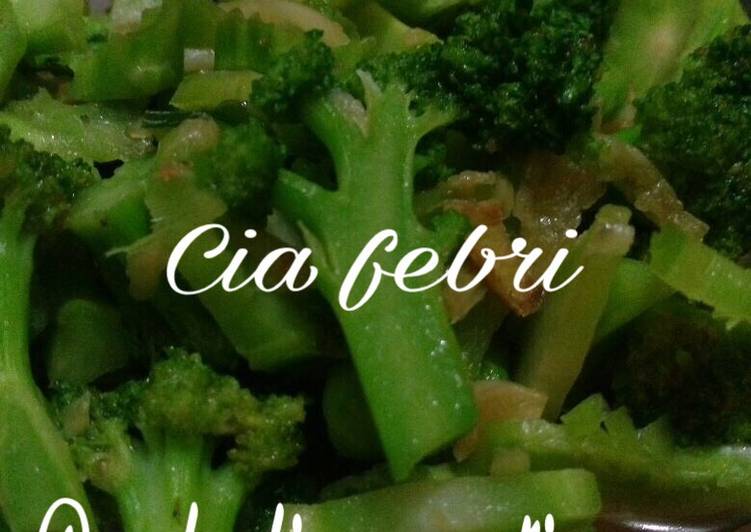 Resep Brokoli saus tiram - CIA Febri