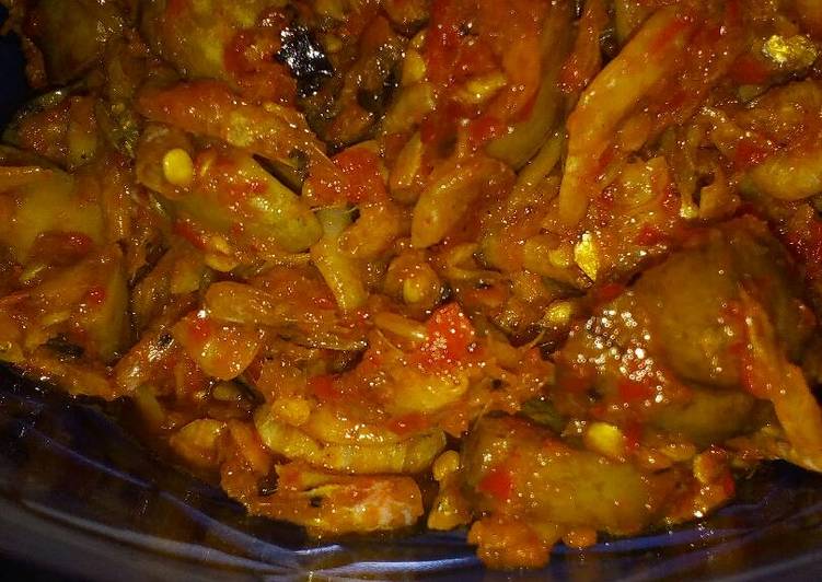 resep masakan Balado jengkol udang kering