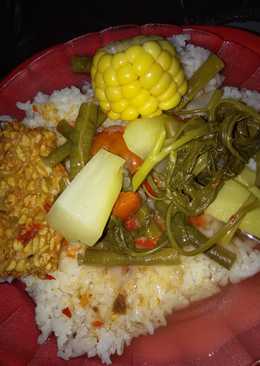 Sayur asem sambal terasi