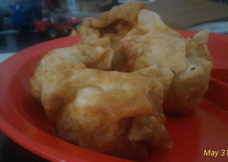 cara membuat Siomay ayam udang goreng untuk anak di atas 1 tahun