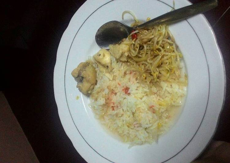 gambar untuk resep makanan Nasi Ayam Hainan ala Eyang Uti