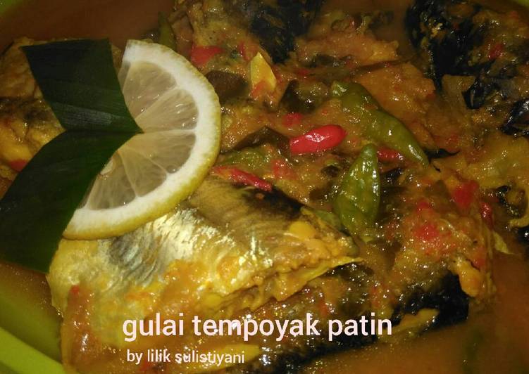 resep lengkap untuk Gulai tempoyak patin