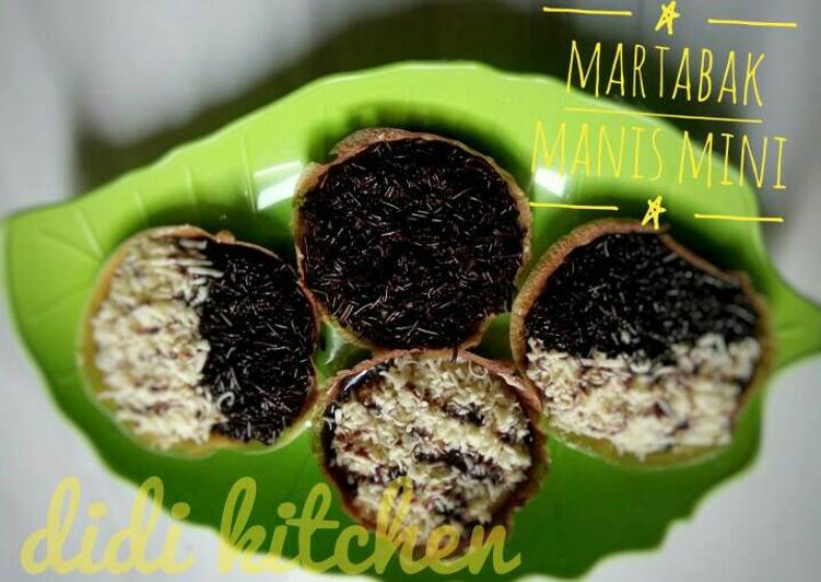 resep makanan Martabak manis mini/unyil ??