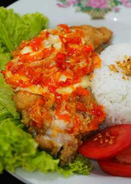 Ayam geprek keju no ribet