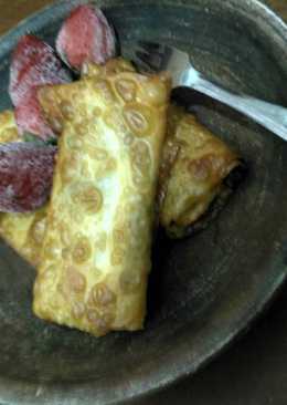 Pisang Coklat Keju Bungkus Kulit Pangsit