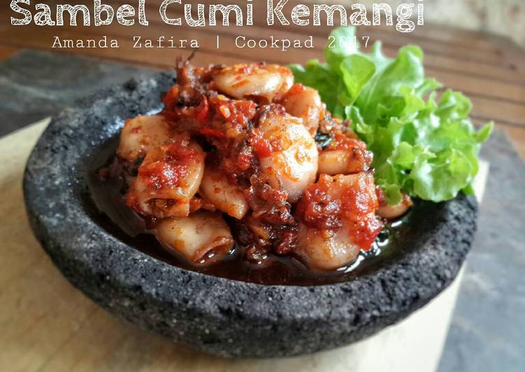 resep lengkap untuk Sambel Cumi Kemangi