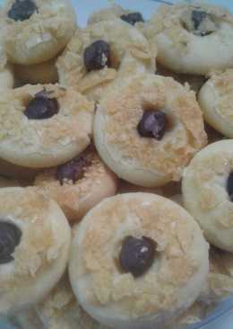 Thumbprint Corn Flakes with Choco (Panggang pakai panci, praktis dan cepat)