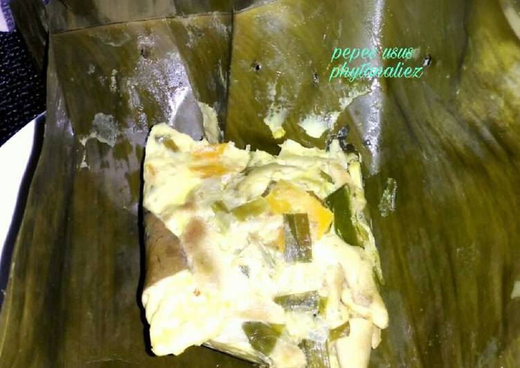 Resep Pepes Usus Ayam Bumbu Kuning Karya Phytanaliez