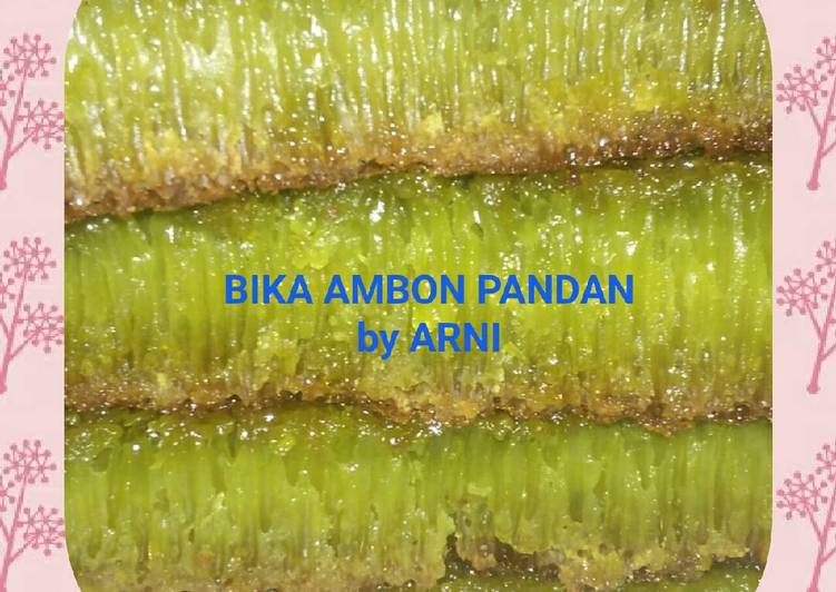 gambar untuk cara membuat Bika Ambon Pandan HAPPY CALL