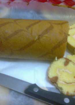 Bolu gulung batik cuman 5 telur tapi yummyy..