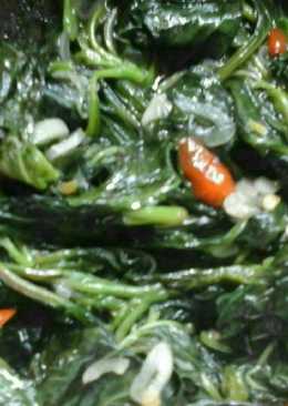 Oseng bayam saos tiram