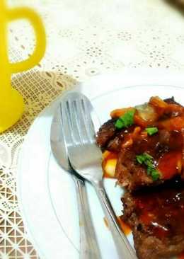 Steak sapi saus barbeque