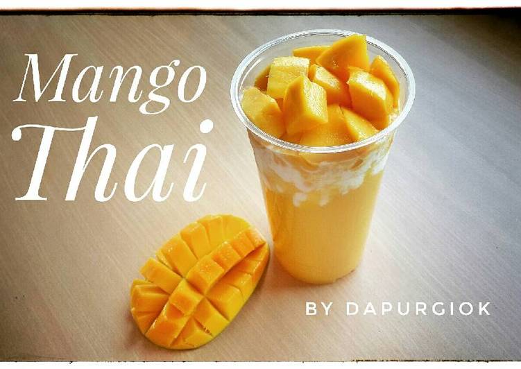 bahan dan cara membuat King Mango Thai Homemade