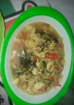 Oseng ginseng teri medan +jamur tiram