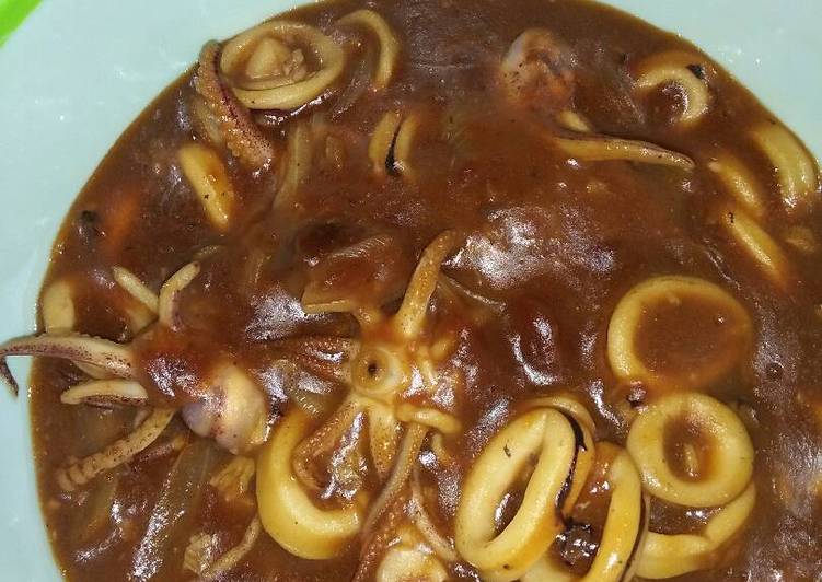 gambar untuk resep Cumi asam manis