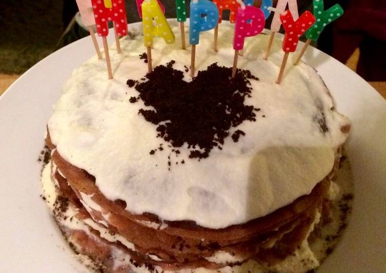 Resep Chocolate Oreo Crepe cake Oleh Maurilla Sophianti Imron