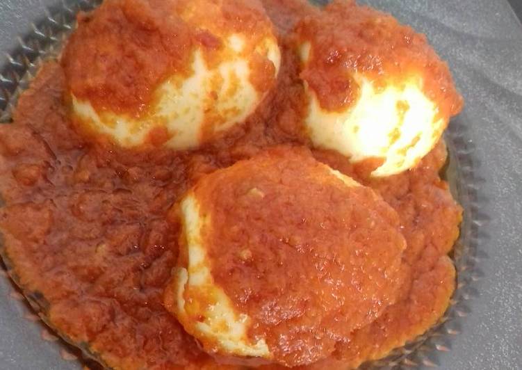 gambar untuk resep makanan Telur balado simple