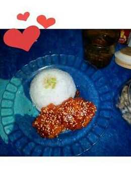 Yangnyeom Tongdak a.k.a ayam goreng pedas manis #ì'ë
íµë