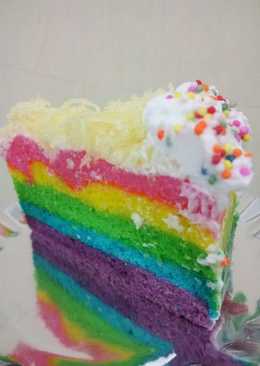 Rainbow Cake Kukus