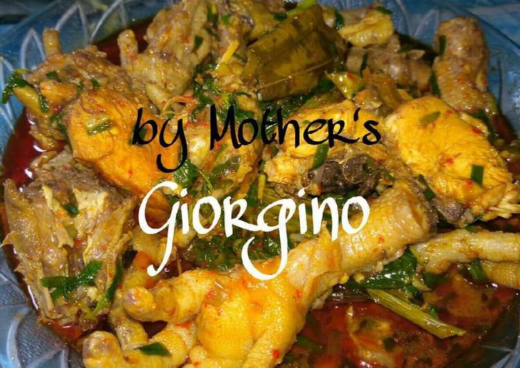 bahan dan cara membuat Ceker Ayam Setan Bumbu Rica-Rica Endes by Mother's Giorgino