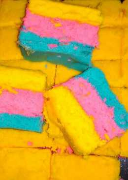 Bolu kukus pelangi 1 telor