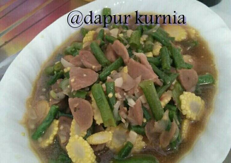 Resep Tumis kacang panjang dan putren