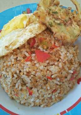 Nasi TO (tutug oncom) pedas