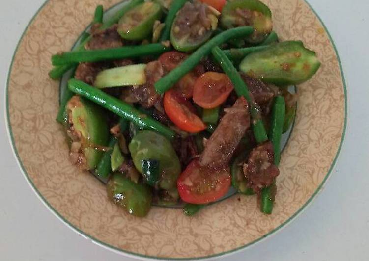 gambar untuk resep Cagabun (cabe gabus buncis) sauce tiram