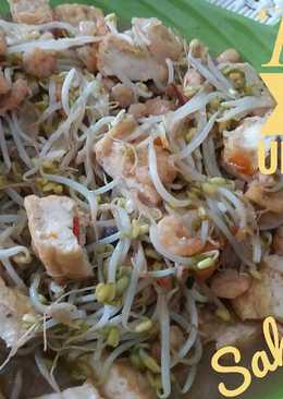 Tumis Taoge Udang Pedas