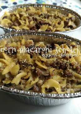 Corn-spiral macaroni schotel //eggless-glutenfree (#pr_pasta)